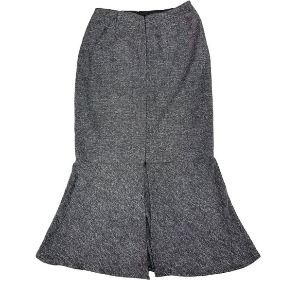 Vintage WIlli Smith Collection SIZE 10 Stretch Tweed Mermaid Maxi Skirt ITALY - Picture 2 of 6